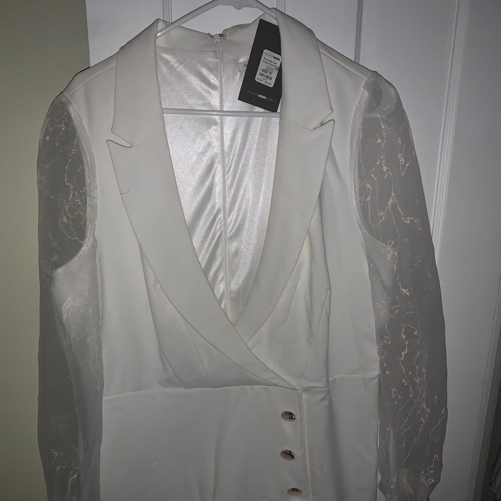 Business Deal Blazer Romper